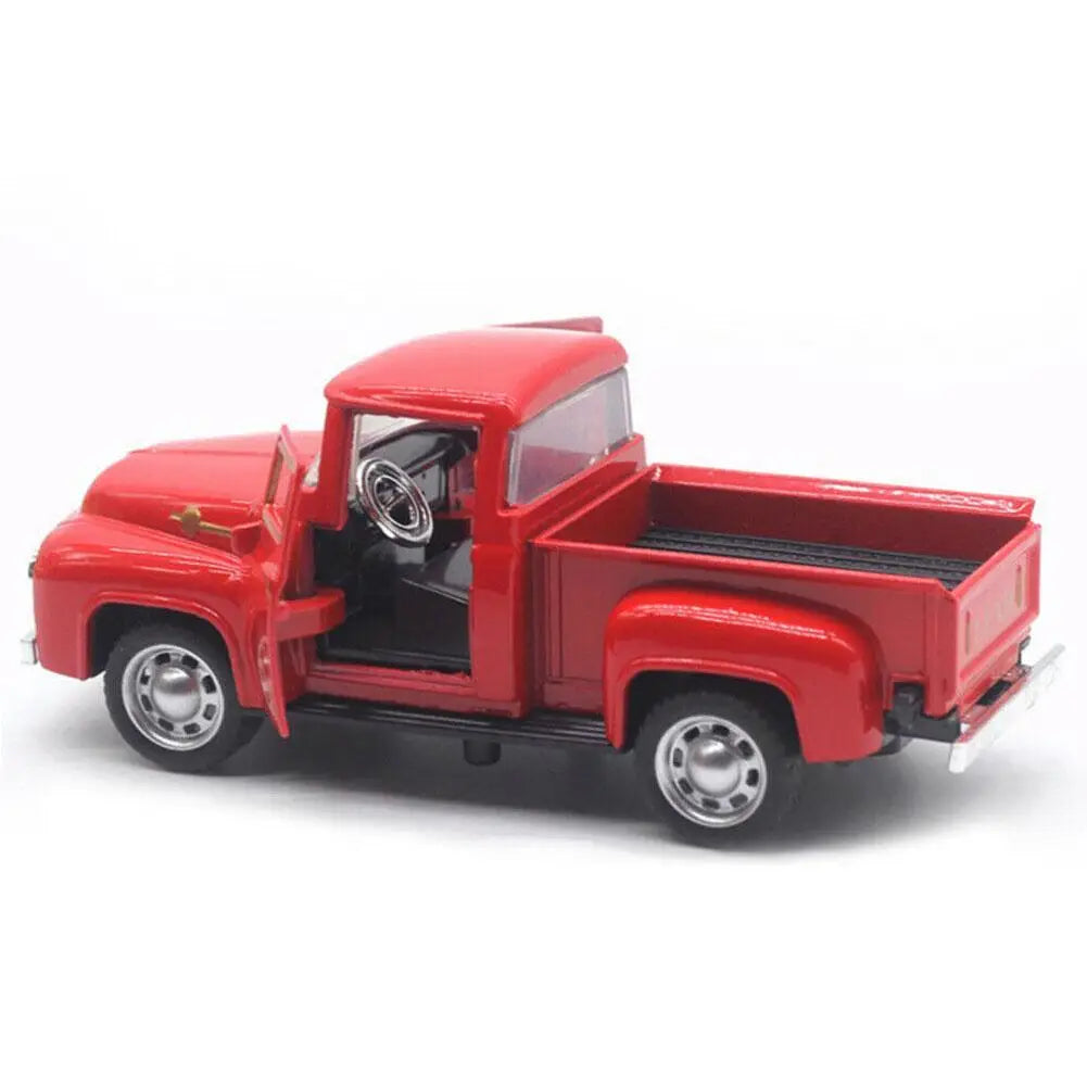 Red Metal Truck Toy Vintage