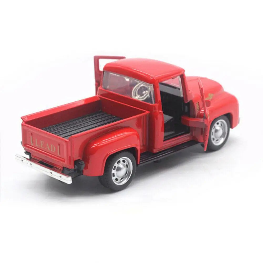 Red Metal Truck Toy Vintage