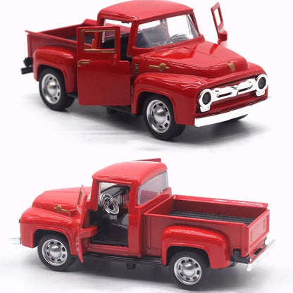 Red Metal Truck Toy Vintage