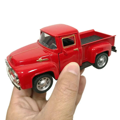 Red Metal Truck Toy Vintage