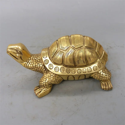 Copper Turtle Sculpture for Home Office Decoration