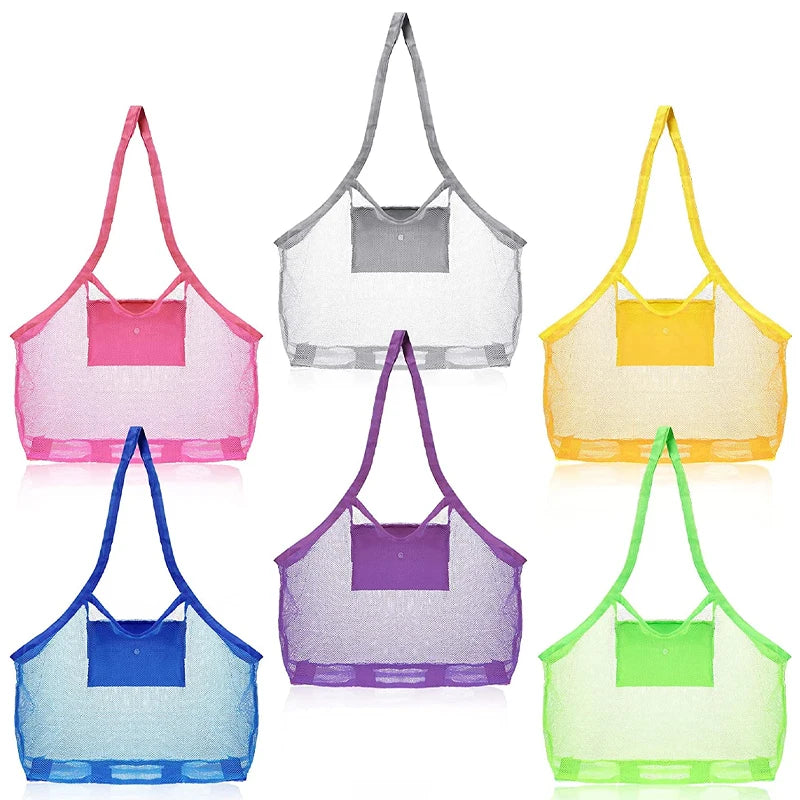 Children Sand Away Protable Mesh Bag Kids Toys