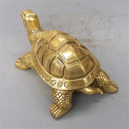 Copper Turtle Sculpture for Home Office Decoration