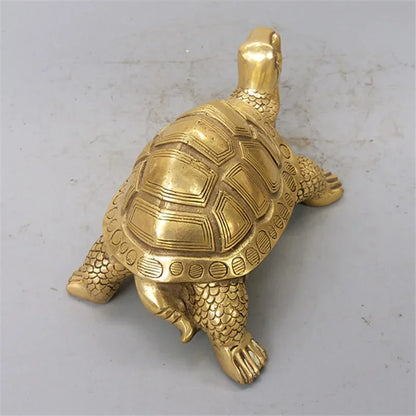 Copper Turtle Sculpture for Home Office Decoration