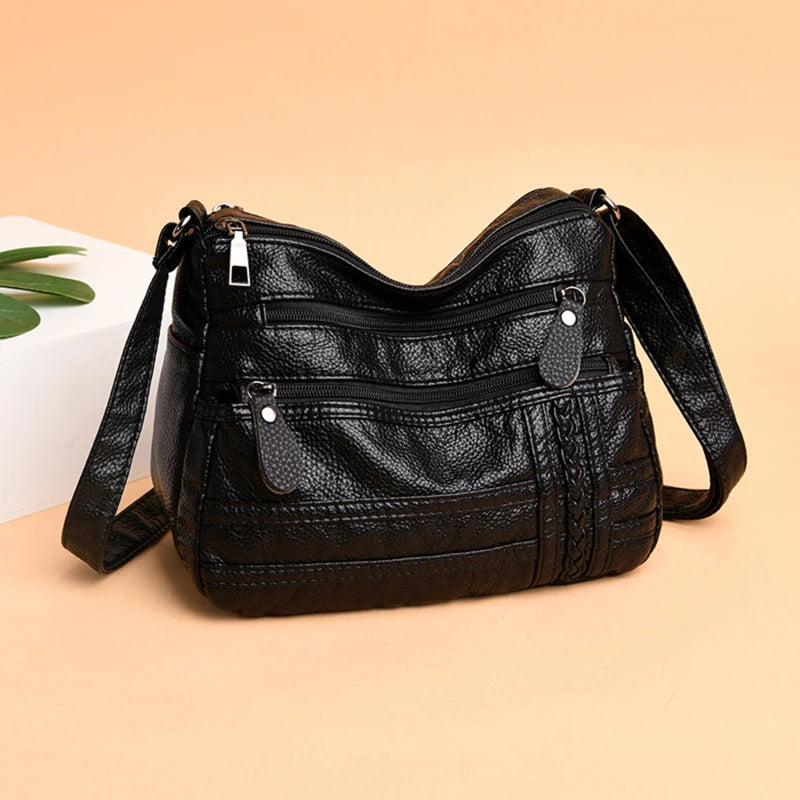 Fashion Women Bag PU Soft Leather Shoulder Bag