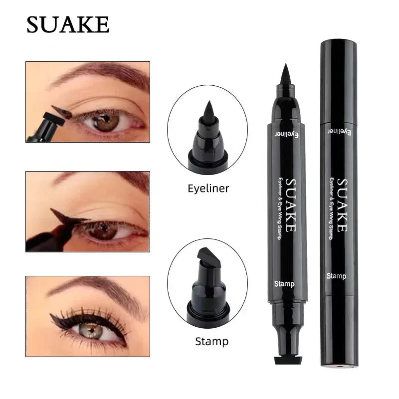 2 In1 Stamp Liquid Eyeliner Pencil  Eye Liner