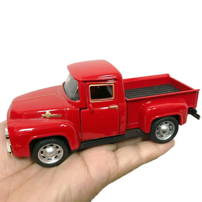 Red Metal Truck Toy Vintage