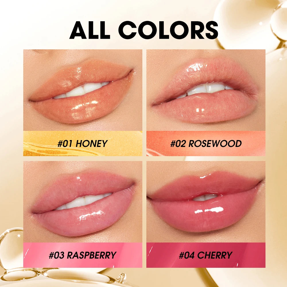 Lip Oil Gloss Lip Plumper Makeup Moisturizing  Glitter