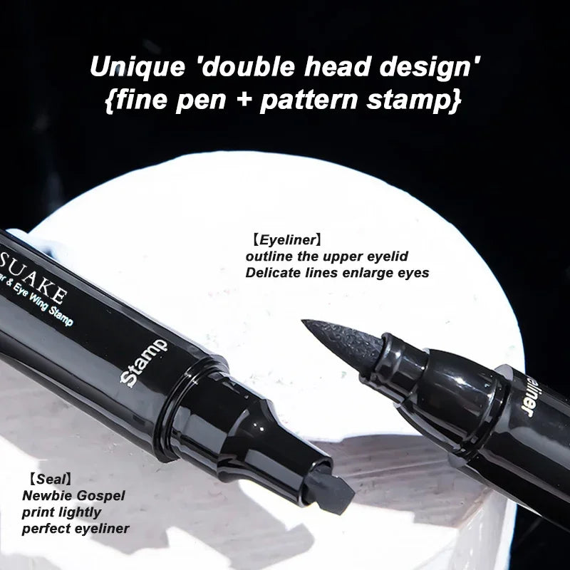 2 In1 Stamp Liquid Eyeliner Pencil  Eye Liner