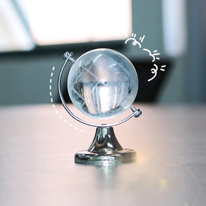 Mini Crystal Earth Globe